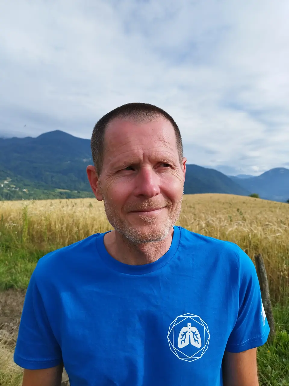 Patrick Lhopital, fondateur de Revoluptiv, en montagne